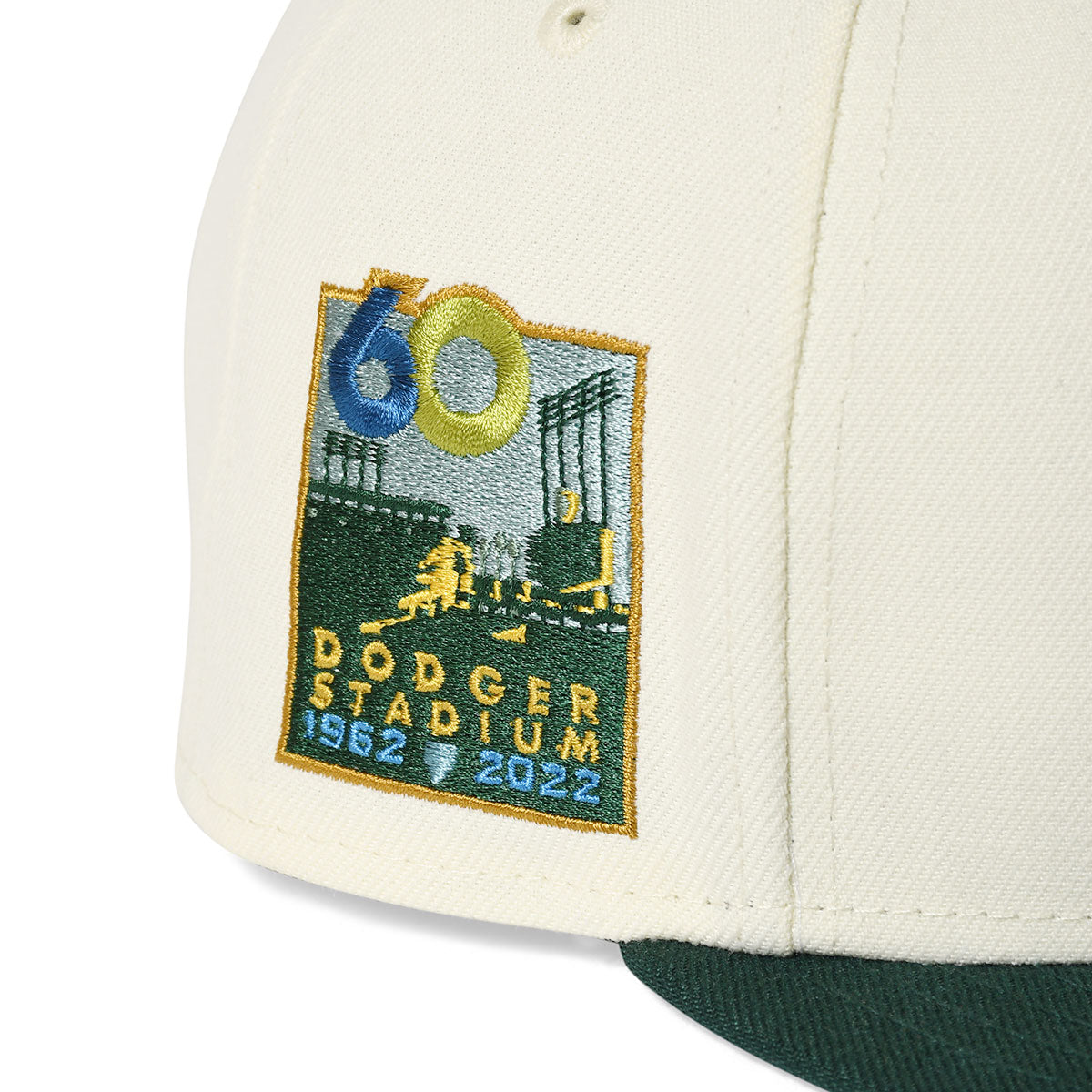 NEW ERA Los Angeles Dodgers - 60th ANV 59FIFTY CHROME/DK GREEN [13748376]