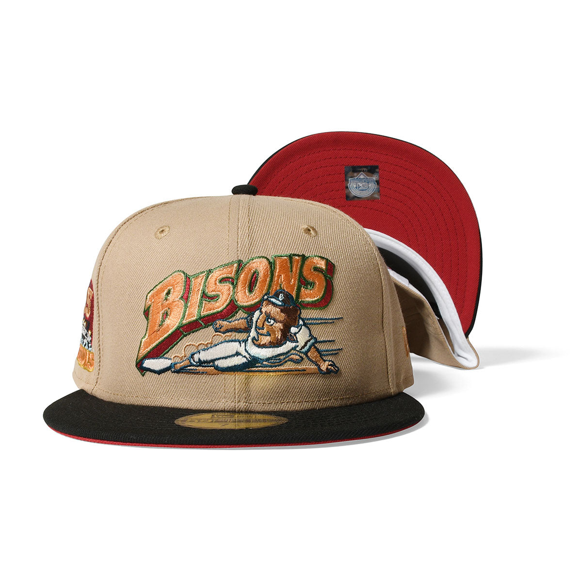 NEW ERA Buffalo Bisons - 25th ANV 59FIFTY CAMEL/BLACK【13751169】