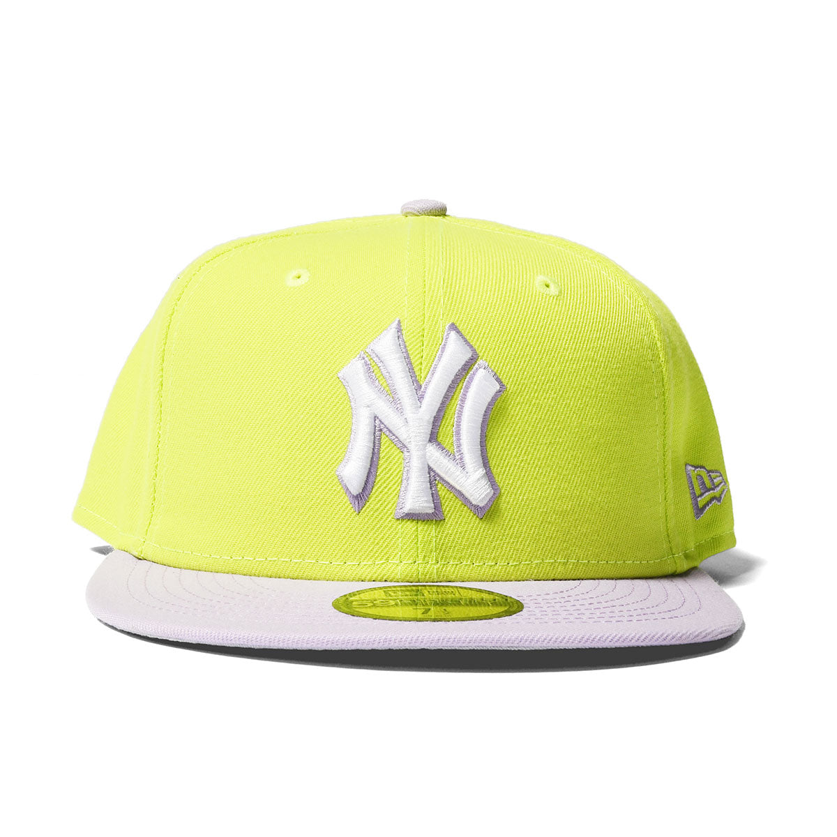 NEW ERA New York Yankees COLOR PACK NEON GREEN/LIGHT VIOLET 59FIFTY 【NE003】