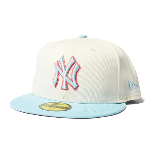 NEW ERA 紐約洋基隊顏色包自然色/淺藍色 59FIFTY [NE004]