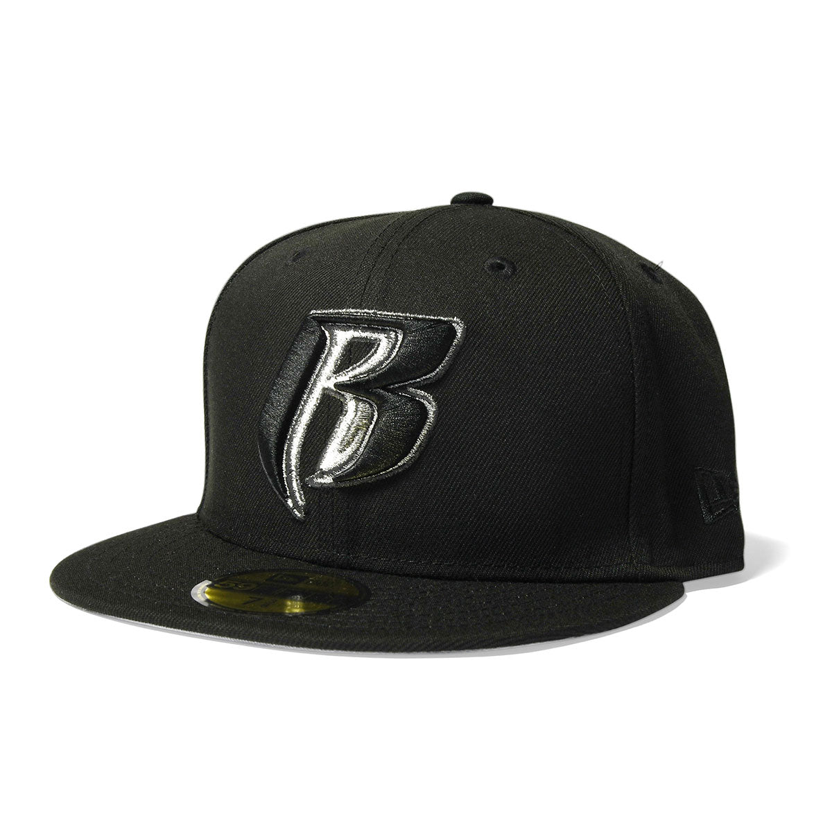 NEW ERA RUFF RYDERS - BLACK GRAY UNDER BRIM 59FIFTY【NE035】